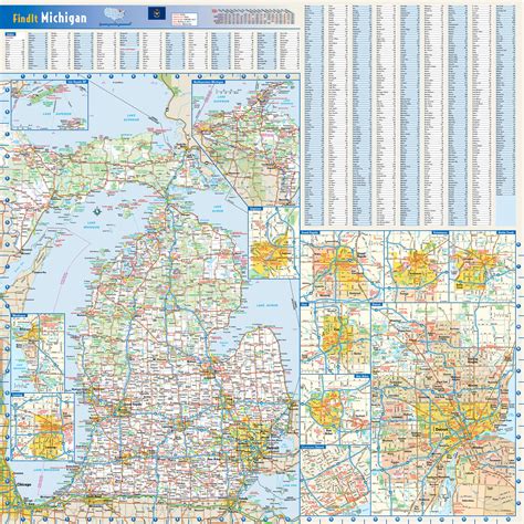 List of All Cities, Towns, Villages and Places in Michigan.